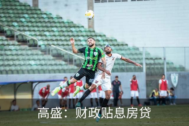 高盛：财政贴息房贷